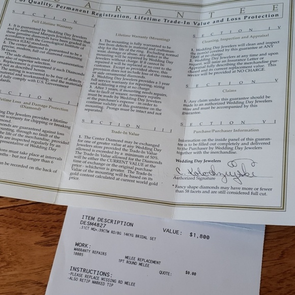 Bridal Ring Set - Picture 7 of 8